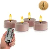 Meisterhome® XXL LED Teelichter 4er-Set – Flammenlose Produktbild-Vorschau 2