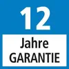 A graphic indicating a 12-year warranty. Produktbild-Vorschau