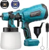 Akku-Farbspritzpistole, 18V für Makita-Akku, violett – Produktbild-Vorschau 1
