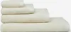 A stack of four cream-colored towels of varying sizes, neatly folded. Produktbild-Vorschau