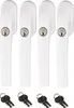 Abus FG300 abschließbarer Fenstergriff weiß, im Set 4 Stück Produktbild-Vorschau 1