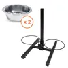 Mangeoire pour chiens réglable en hauteur - 2 bols - Voir les images du produit 6
