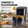 Friggitrice ad aria calda GOURMETmaxx 3,2 l, 1300 W, nera, Anteprima dell’immagine prodotto 4
