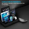 Extralink 10000 mAh Nero Powerbank, 2× USB, Compatto, 5 V Anteprima dell’immagine prodotto 5