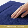 Lavea® 4er Set Badematte 50x80 cm, Badezimmerteppich 100% Produktbild-Vorschau 4