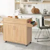 KOMFOTTEU kuchynský vozík servírovací vozík s pracovnou Náhľad obrázku produktu 2
