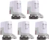 A collage of five identical thermostatic radiator valve actuators for underfloor heating. Produktbild-Vorschau