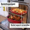 STONELINE® Bräter Schmortopf 43x26 cm Rot | mit Deckel Produktbild-Vorschau 5