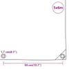 plachta vidaXL 650 g/m² 5x6 m Náhled obrázku produktu 5