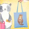 Mr. & Mrs. Panda Tote Bag Otter Muschel - Sky Blue - Produktbild-Vorschau 2