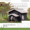 PATKAR: Refugio de invierno para erizos con base [PROTEGE Vista previa de la imagen del producto 2