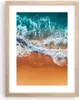 Gerahmtes Poster - Rahmen in heller Eiche - Sand Wasser Produktbild-Vorschau 1