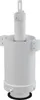 A white toilet flush valve assembly on a white background. Produktbild-Vorschau