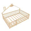 Flieks Kinderbett Hausbett 140x190cm mit Rausfallschutz, Produktbild-Vorschau 9