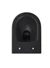 Wand WC Set 'Nakia' spülrandlos matt schwarz inkl. WC-Sitz Produktbild-Vorschau 8