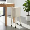 WELLHAUS Muelleimer Slim Beige mit Deckel Klick Rollen und Produktbild-Vorschau 12