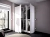 Vente-unique Listowel, Weiß, Garderobe, 8 Regale, 3 Produktbild-Vorschau 3