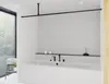 Tringle à rideau de douche en aluminium 4 m extra longue Voir les images du produit 3