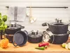 12-Tlg Marmor Töpfset Mit Glasdeckel Kochtopf-Set Produktbild-Vorschau 18