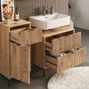 Badmöbel-Set Vicco Eliza Viking Oak 3-teilig, Model 59689 Produktbild-Vorschau 4