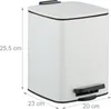 Relaxdays Kosmetikeimer, 6 L, Absenkautomatik, entnehmbarer Produktbild-Vorschau 4