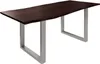 MASSIVMOEBEL24 Baumtisch Akazie 220x100x76 braun Beine Produktbild-Vorschau 3