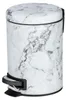 WENKO cosmetische afvalemmer Onyx, metaal, 17 x 25 x 22,5 Productafbeelding-voorbeeld 1