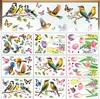 9pcs Fensteraufkleber, Tulpen, Schmetterlinge, Blumen und Produktbild-Vorschau 1