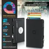 Portacarte Aplic RFID in pelle e alluminio, porta carte di Anteprima dell’immagine prodotto 2
