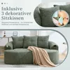 LVHOM Divano moderno a due posti, divano imbottito in Anteprima dell’immagine prodotto 4