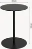 Table d'appoint « Nastätten » Table de balcon ronde en Voir les images du produit 6