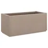 vidaXL Fioriera marrone chiaro 80x36x35 cm PP Anteprima dell’immagine prodotto 1