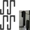 4x Handtuchhaken Duschtür Duschkabine Halter Handtuchhalter Produktbild-Vorschau 1