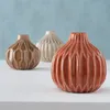 Vase im 3er Set im Shabby Chic Look aus Keramik Blumenvase Produktbild-Vorschau 5