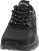 A close-up, front-facing view of a black Skechers Bobs Squad Chaos sneaker. Produktbild-Vorschau
