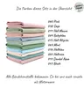 Bündchenstoff 5er Set Pastelltöne Bio Schlauchware Bündchen Produktbild-Vorschau 5