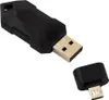 A black USB adapter with a detachable micro USB connector, shown against a white background. Podgląd zdjęcia produktu