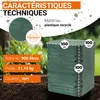 KIT composteur thermo-king vert + grille de fond - 900L Voir les images du produit 6