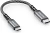 deleyCON 0,15m USB-C auf Micro USB Kabel Kurz (Ladekabel Produktbild-Vorschau 1