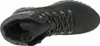 A top-down view of a black boot with gray trim and laces. Anteprima dell’immagine prodotto