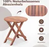 Tavolino COSTWAY con piano a doghe, tavolo da giardino Anteprima dell’immagine prodotto 4