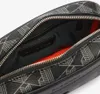 Close-up view of the interior of a black and white patterned bag. Náhľad obrázku produktu