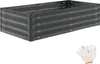 tectake Hochbeet Salvia verzinkter Stahl 120x60x30cm 200L Produktbild-Vorschau 1