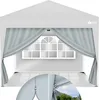 tillvex® 2X Parete laterale grigia per gazebo 3x3m e 3x6m | Anteprima dell’immagine prodotto 1
