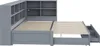 Massivholzsofa(Grau)Mit Ausziehbarem Bett,Mit Produktbild-Vorschau 10