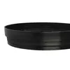 Close-up side view of a black circular carbon filter. Produktbild-Vorschau