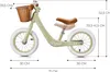A diagram showing the dimensions of a balance bike. Anteprima dell’immagine prodotto