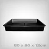 Garland Pflanzschale, schwarz, 80x80x12cm Produktbild-Vorschau 1