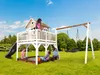 AXI Spielhaus Liam mit Sandkasten, Nestschaukel & grauer Produktbild-Vorschau 3