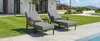 Gartensofa 2-in-1 Outdoor Loungsofa verstelbar mit 11cm Produktbild-Vorschau 17